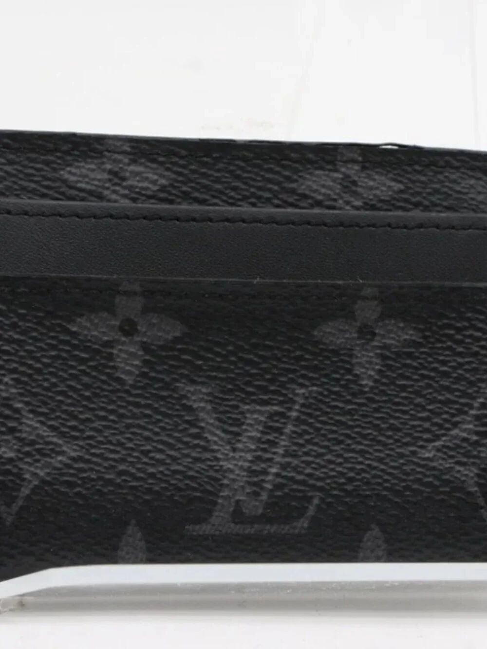 Louis Vuitton Monogram Eclipse Canvas Card Holder - Black